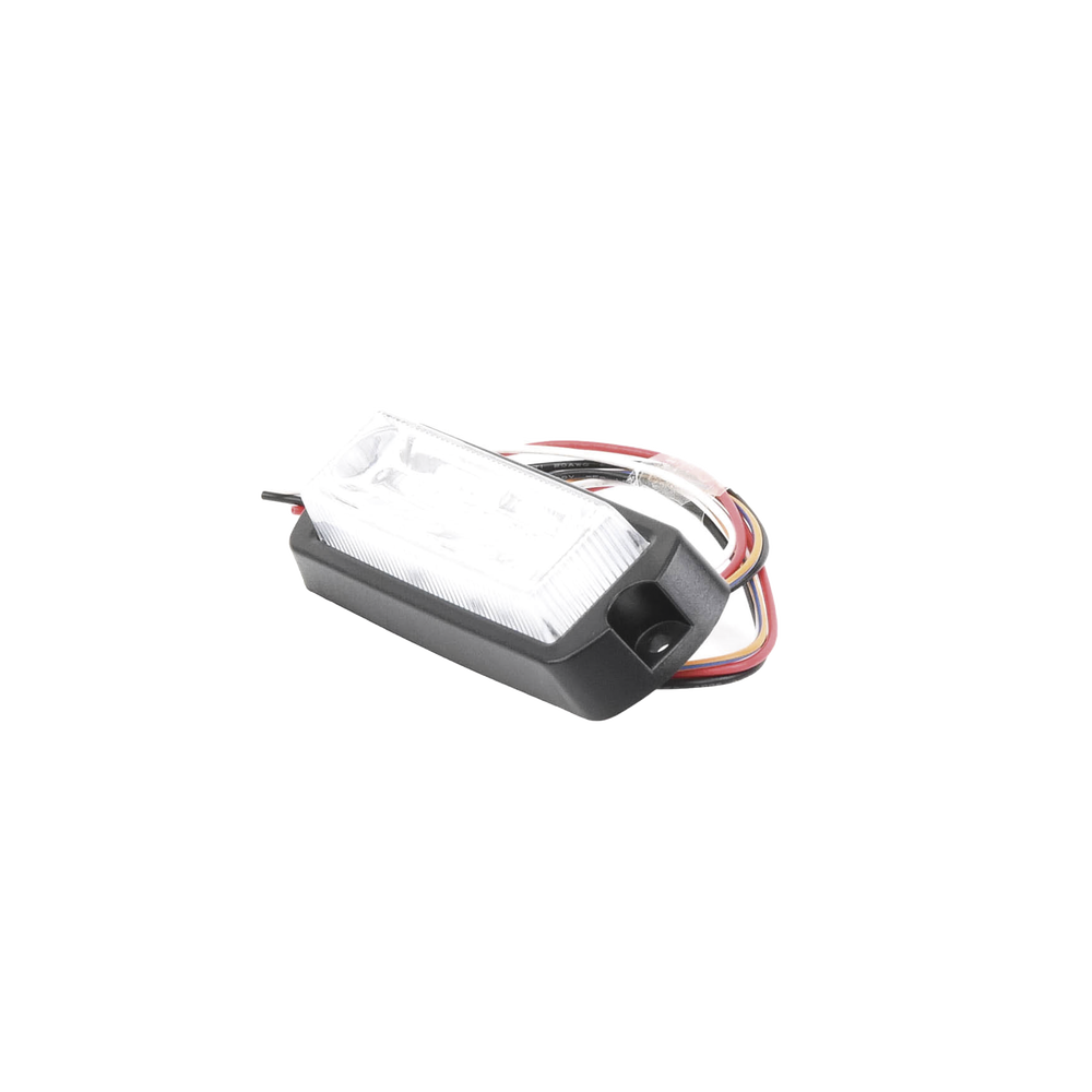 Luz Auxiliar Ultra Brillante de 8 LED's en color Rojo/Claro con mica transparente - Imagen 5
