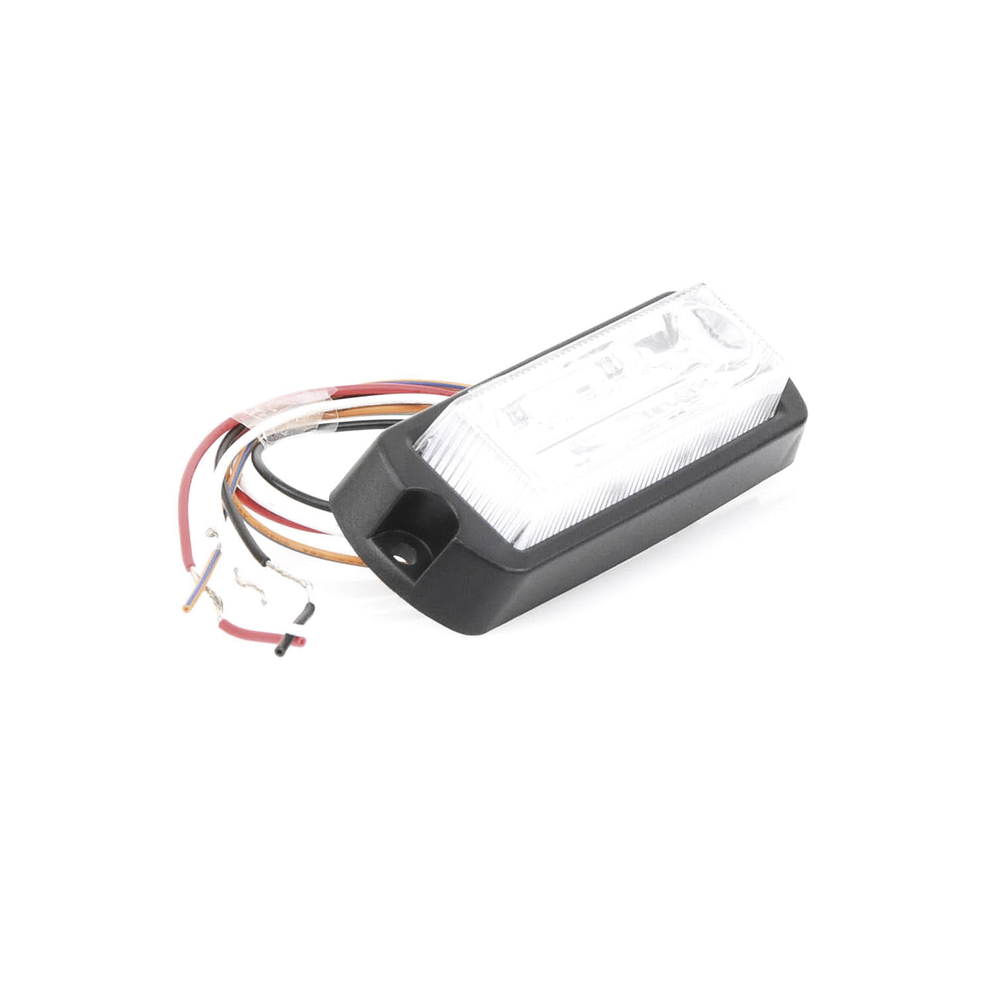 Luz Auxiliar Ultra Brillante de 8 LED's en color Rojo/Claro con mica transparente - Imagen 7