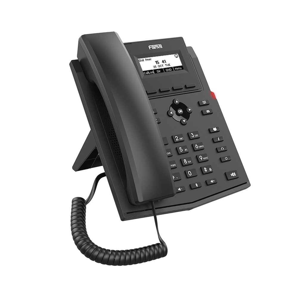 Teléfono IP / 2 Líneas SIP / Pantalla LCD 2.3" 132x64 / Audio HD G.722 y Opus / Conferencia 6 Vías / PoE 802.3af / Puertos Ethernet Duales 10/100 / Soporte EHS - Imagen 3