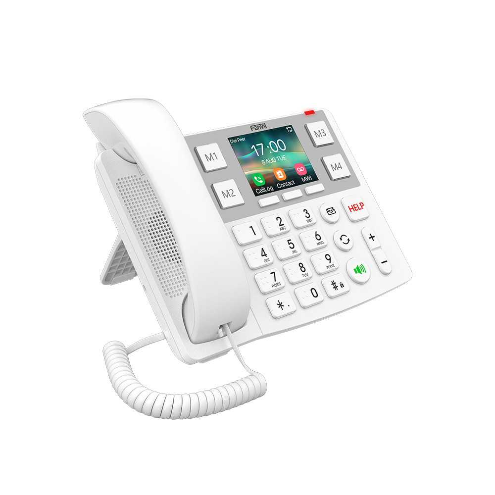 Teléfono IP Wi-Fi Botones Braille Grandes diseñado para hospitales, Asilos, Bluetooth Integrado - Imagen 3