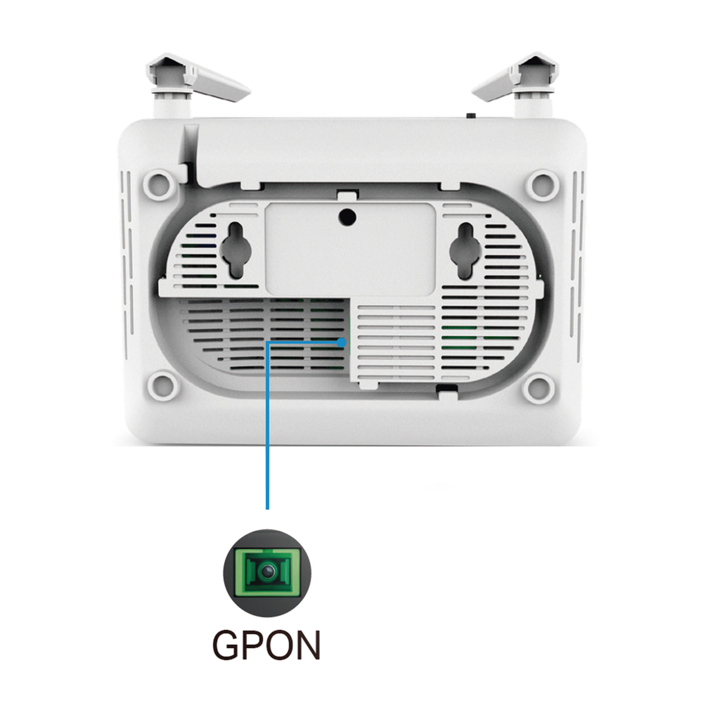 ONU/ONT - XPON Router WIFI AC 1200 / Modo EPON y GPON / 1 Puerto PON SC/APC / 2 Puertos LAN 10/100/1000 MBPS / Soporta AgiNet Config - AgiNet ACS (herramienta de gestón remota) - Imagen 3