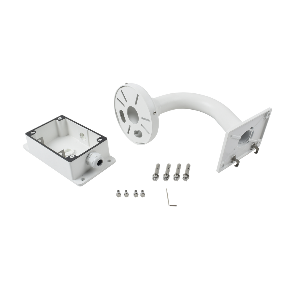 Montaje Universal de Pared con Cuello de Ganso y Caja de Conexiones / Compatible con Cámaras Domo y Bala - Imagen 4