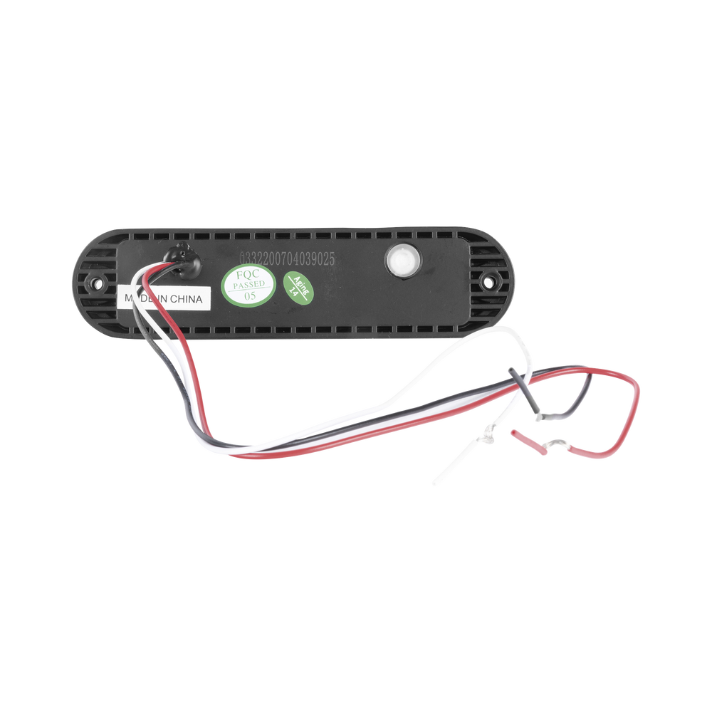 Luz Auxiliar Ultra Brillante IP67 de 6 LEDs, Color Rojo, con mica transparente y bisel negro - Imagen 4
