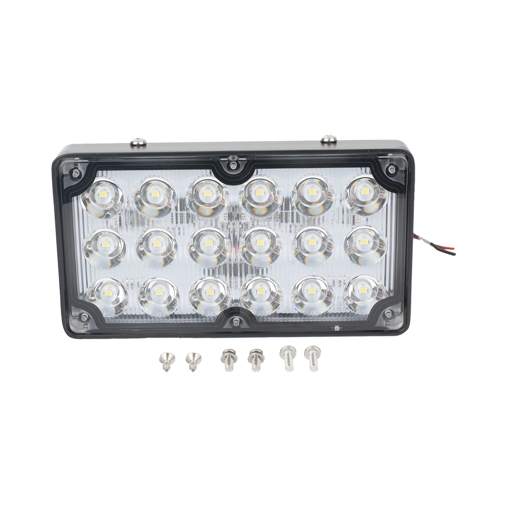 Luz de Escena de 6X3", Color Claro, Ideal para Ambulancias y Vehiculos de Trabajo - Imagen 4