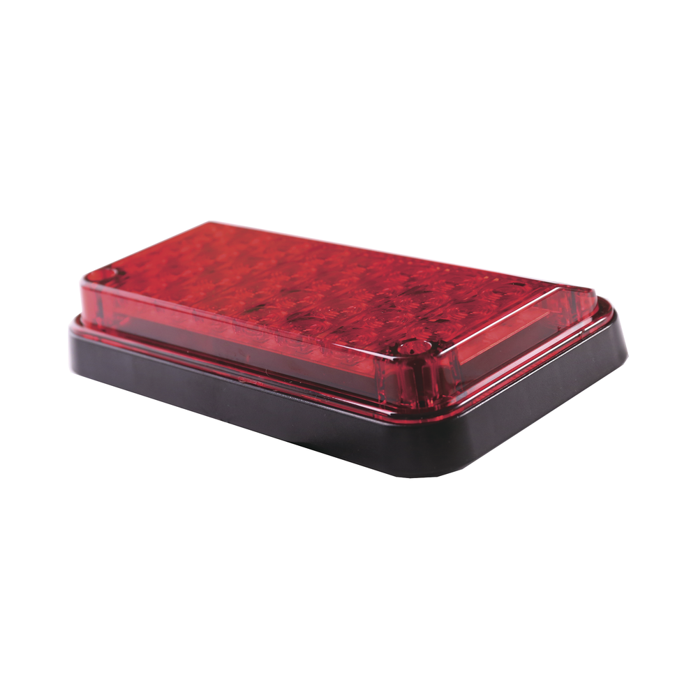 Luz de Advertencia de 7X4", Color Rojo, Con Luz de Trabajo, Ideal para Ambulancias - Imagen 4