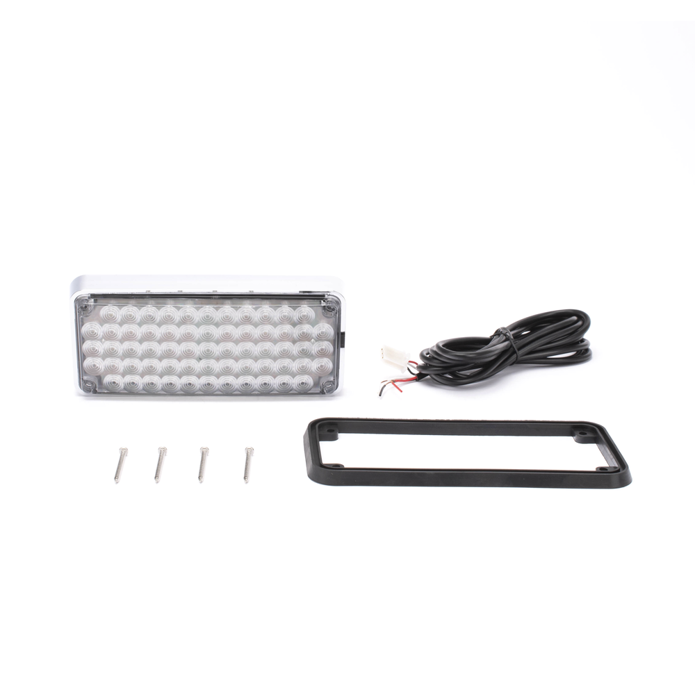 Luz de Advertencia de 7X3", Bicolor Rojo/Claro, Ideal para Ambulancias - Imagen 6