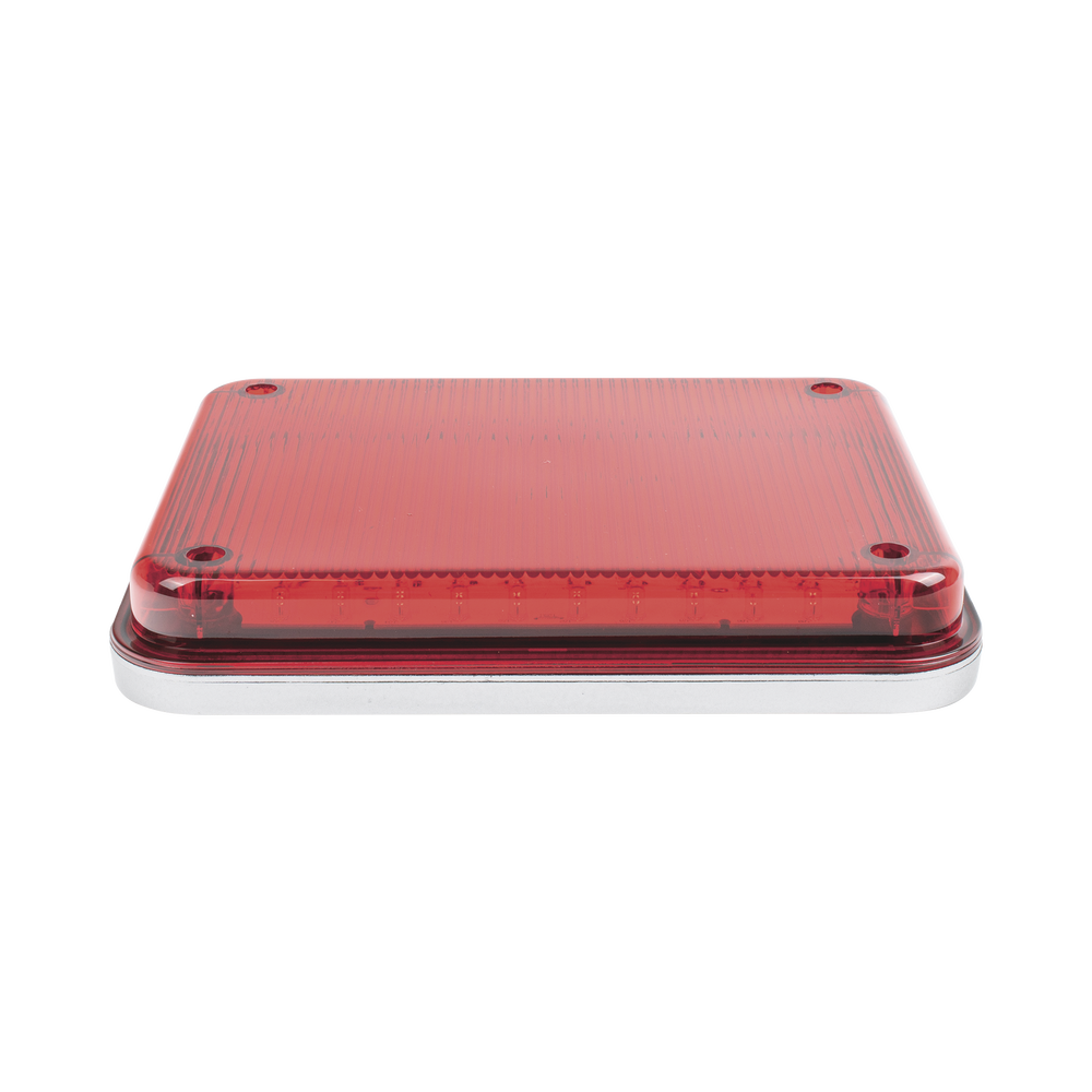 Luz de Advertencia de 9X7", Color Rojo, Ideal para Ambulancias
