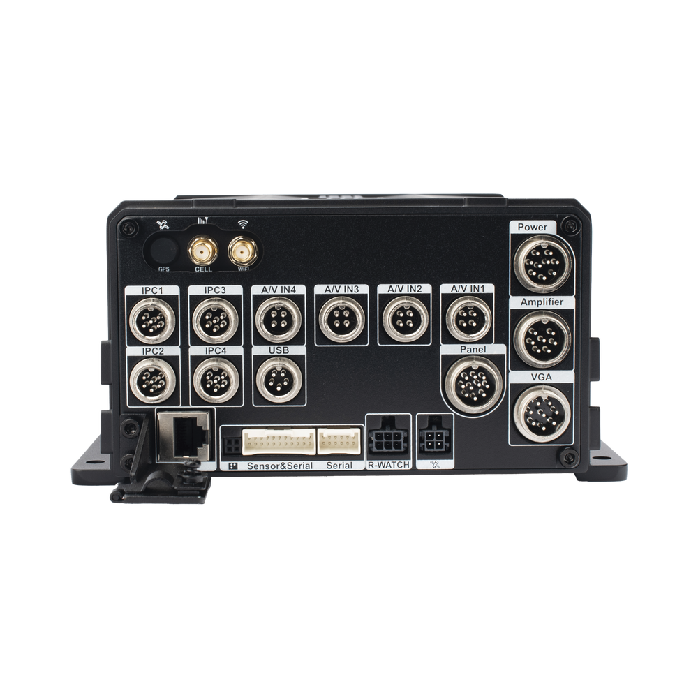 DVR Móvil / Multiplataforma / 4 Canales AHD 2 Megapixel + 4 canales IP / Almacenamiento en HDD / H.265 / Soporta 4G / WiFi / GPS - Imagen 5