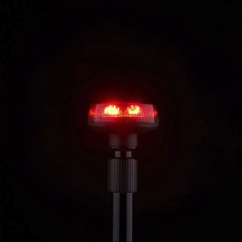 Luz telescópica Ultra Brillante Para Motocicleta, 9 LED, Color Rojo - Imagen 4