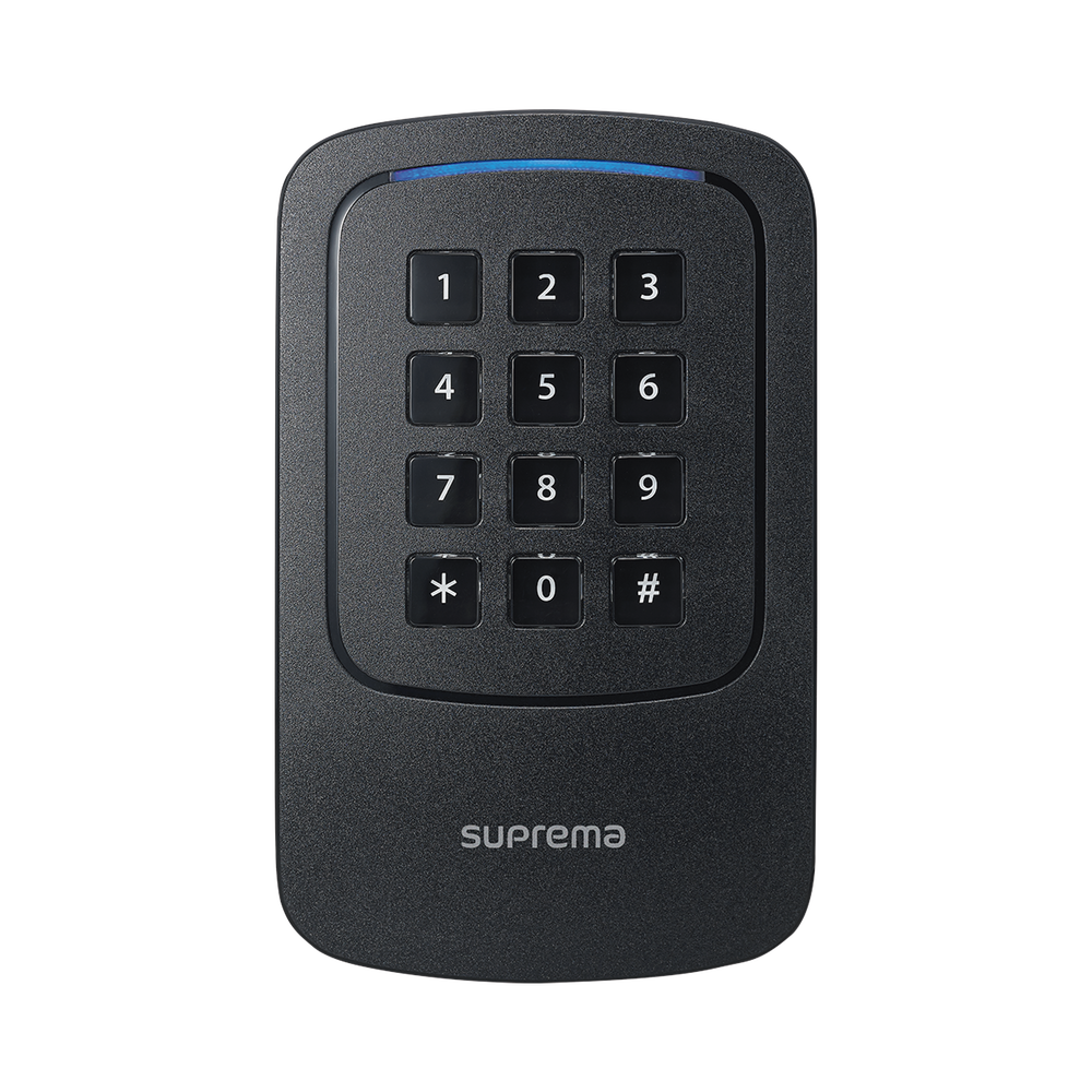 Lector Esclavo de Tarjetas con teclado de uso en exterior,  Multitecnolgia, NFC y Bluetooth