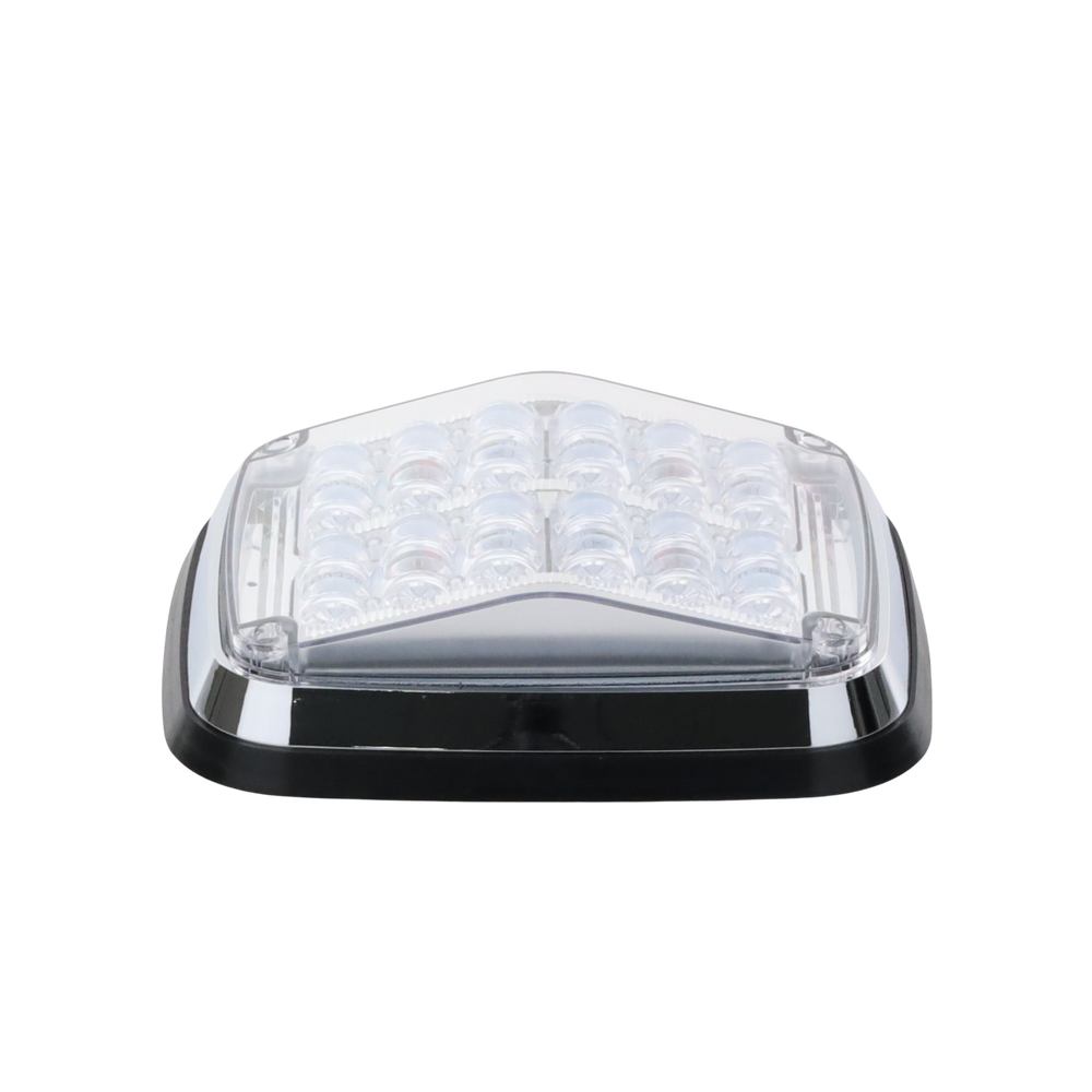 Luz de advertencia de 8 X 6", Color Rojo / Claro, SAE, IP67, Ideal para Ambulancias - Imagen 3