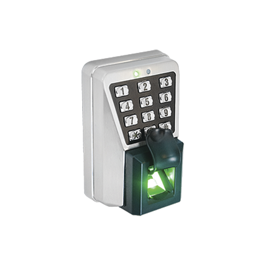 Lector Biométrico de Huella y Proximidad / 3,000 Huellas 30,000 Tarjetas / Teclado / IP65 Antivandalico / TCP/IP RS485 / Control de Acceso