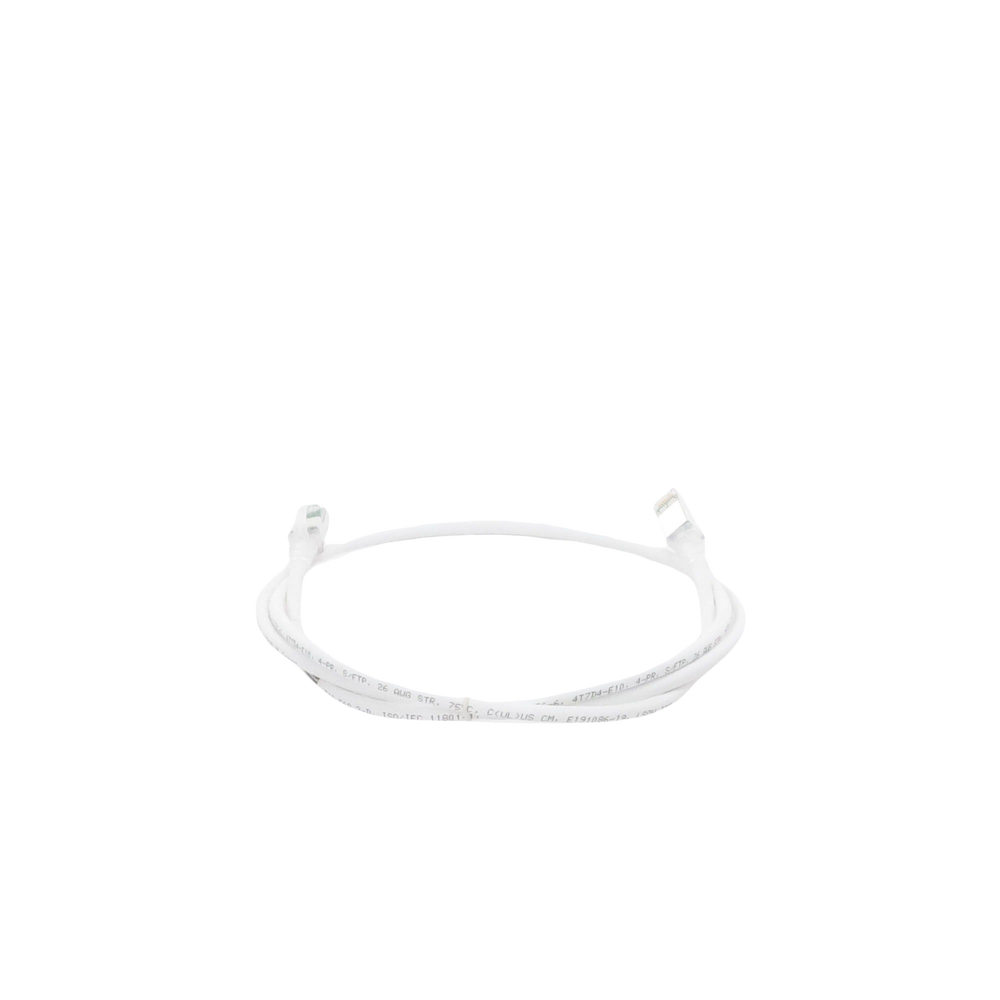 Patch Cord Z-MAX Cat6A S/FTP, CM/LS0H, 1.52 Metros (5 Pies), Color Blanco, Versión Bulk (Sin Empaque Individual) - Imagen 4
