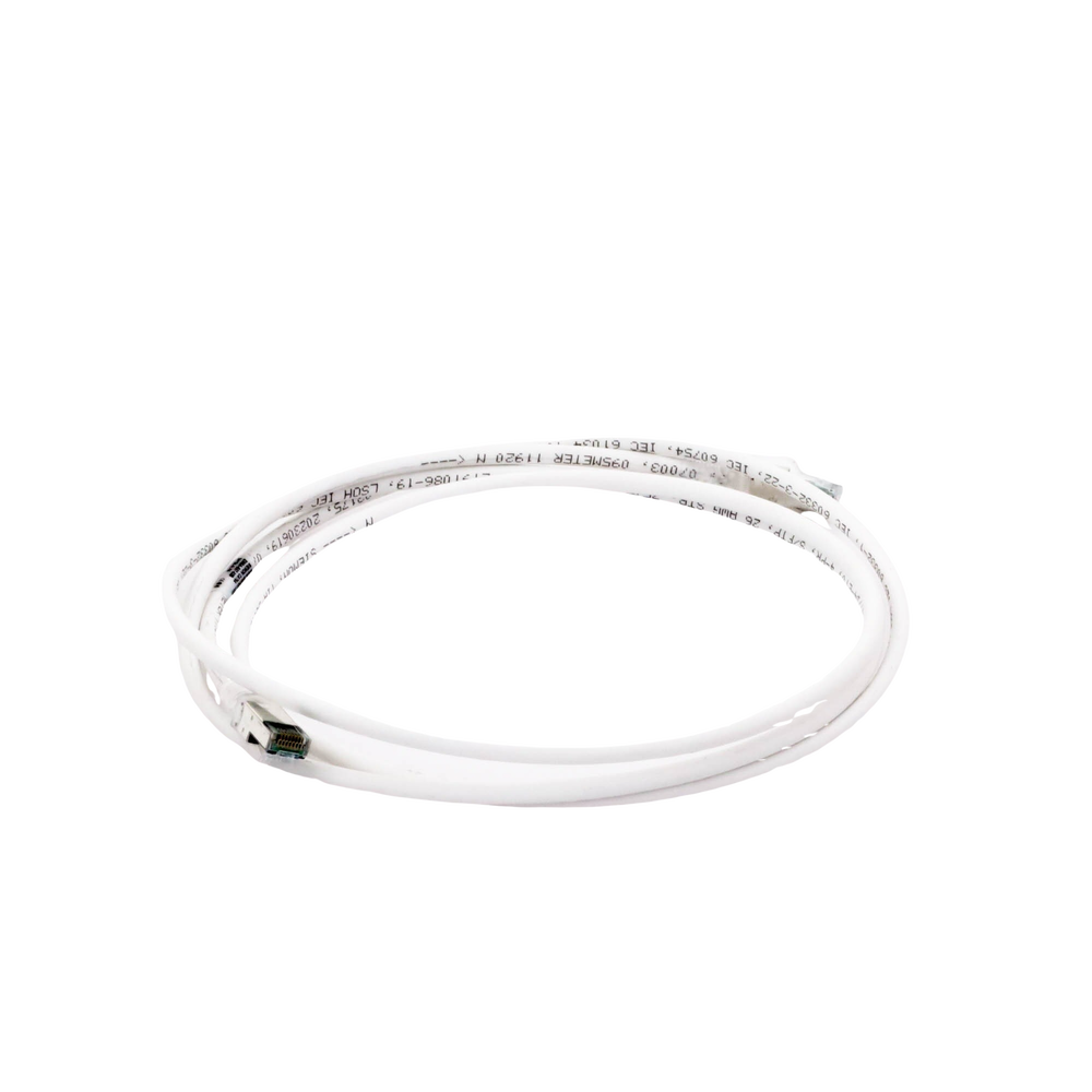 Patch Cord Z-MAX Cat6A S/FTP, CM/LS0H, 2.13 Metros (7 Pies), Color Blanco, Versión Bulk (Sin Empaque Individual) - Imagen 3