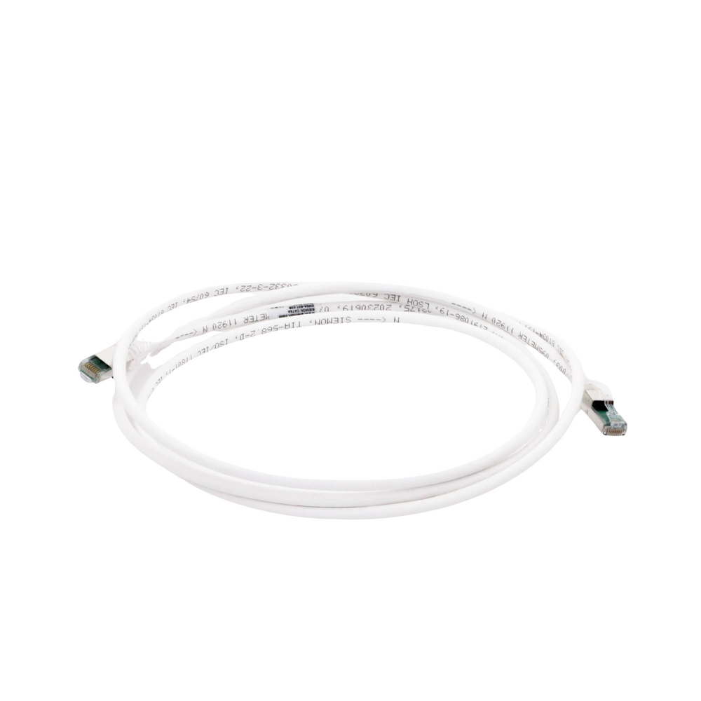 Patch Cord Z-MAX Cat6A S/FTP, CM/LS0H, 2.13 Metros (7 Pies), Color Blanco, Versión Bulk (Sin Empaque Individual) - Imagen 4