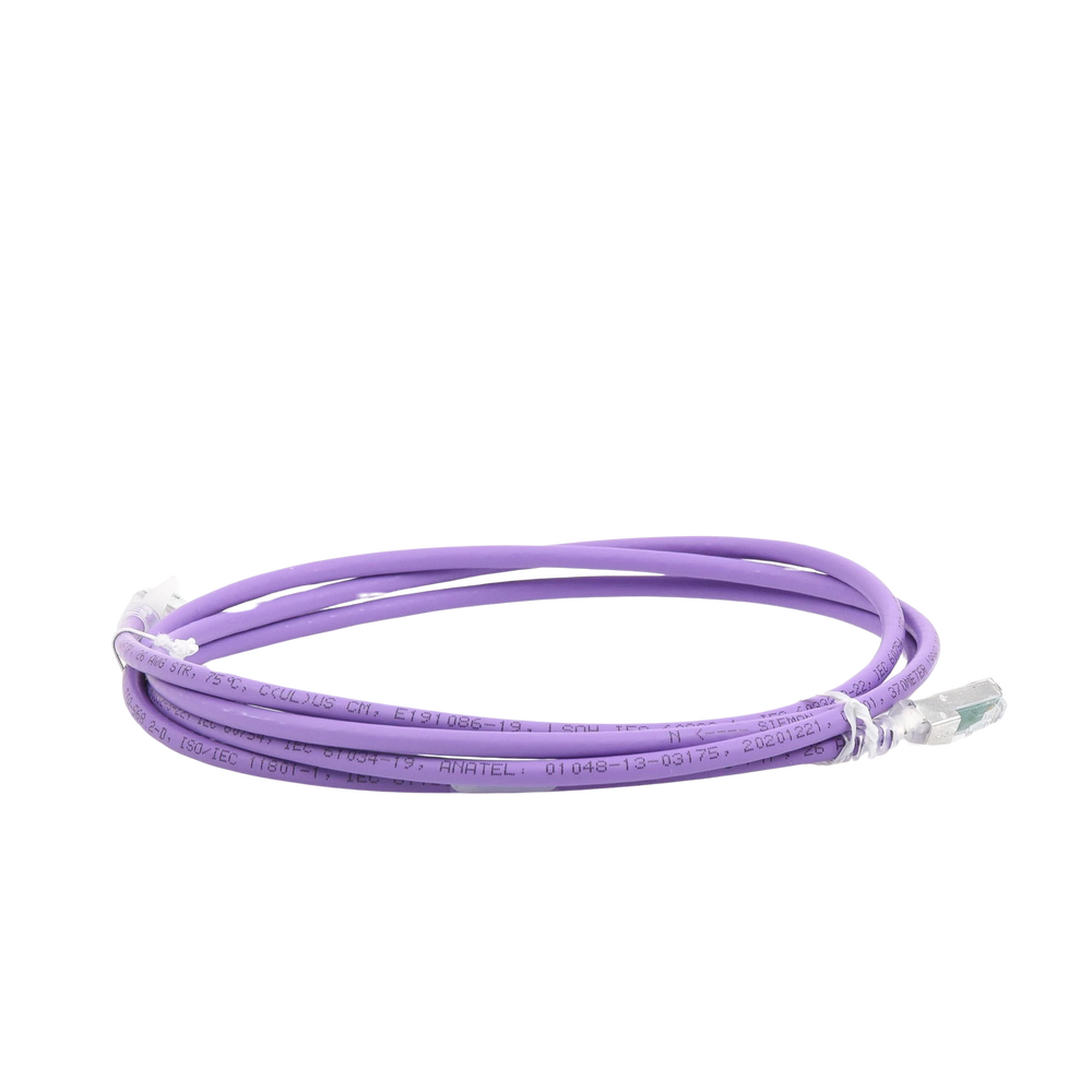 Patch Cord Z-MAX Cat6A S/FTP, CM/LS0H, 2.13 Metros (7 Pies), Color Violeta, Versión Bulk - Imagen 5