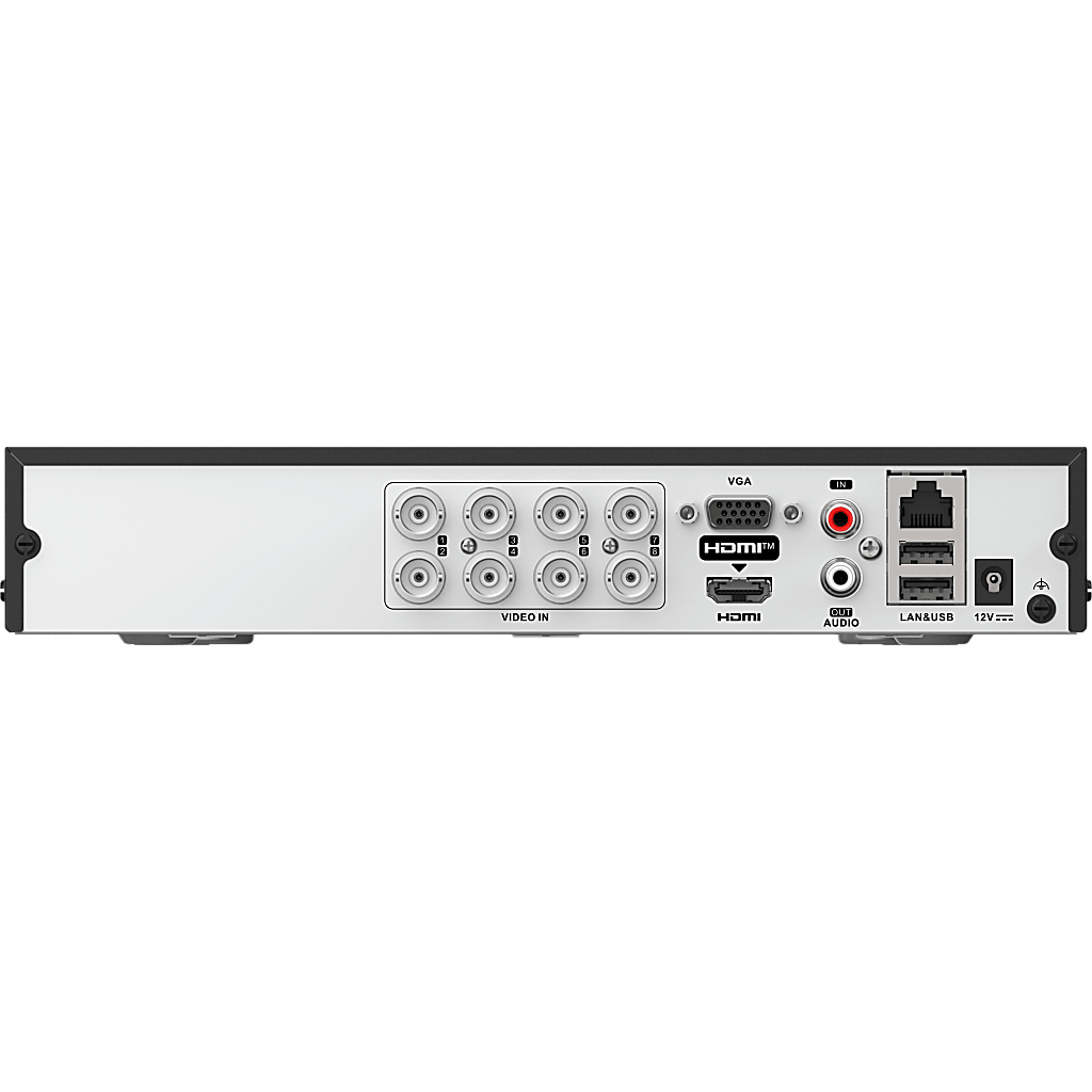 DVR 8 Canales TURBOHD + 4 Canales IP / 5 Megapixel Lite - 3K Lite / Audio Bidireccional /ACUSENSE (Evista falsas alarmas) / 1 Bahía de Disco Duro / Salida de Video en Full HD - Imagen 4