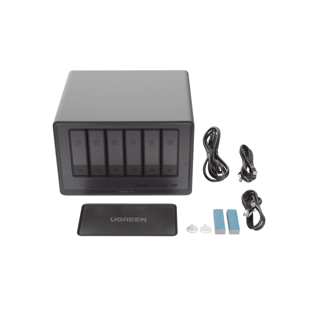 NAS UGREEN NASync DXP6800 Pro / Intel Core i5-1235U 10 Núcleos / 6 Bahías SATA + 2 M.2 NVMe / 2 Puertos Thunderbolt 4 / 2 Puertos 10GbE / 8K HDMI / PCIe 4.0 x4 / DDR5 Hasta 64GB / Compatibilidad Multiplataforma - Imagen 5