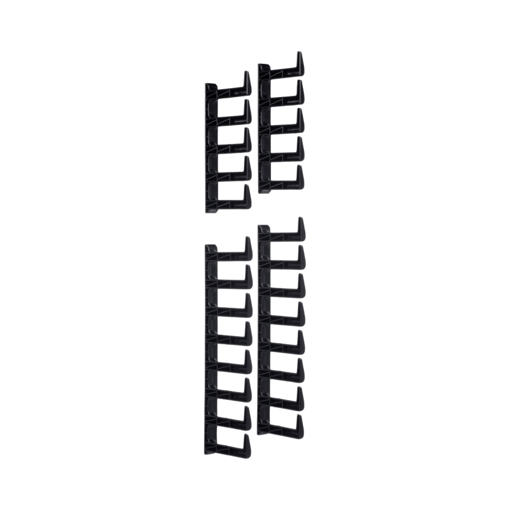 Kit de Dedos Para Administración de Cables en Gabinetes FlexFusion™, de 42 o 45 UR, Dedos de 100 mm de Longitud, Color Negro - Imagen 3