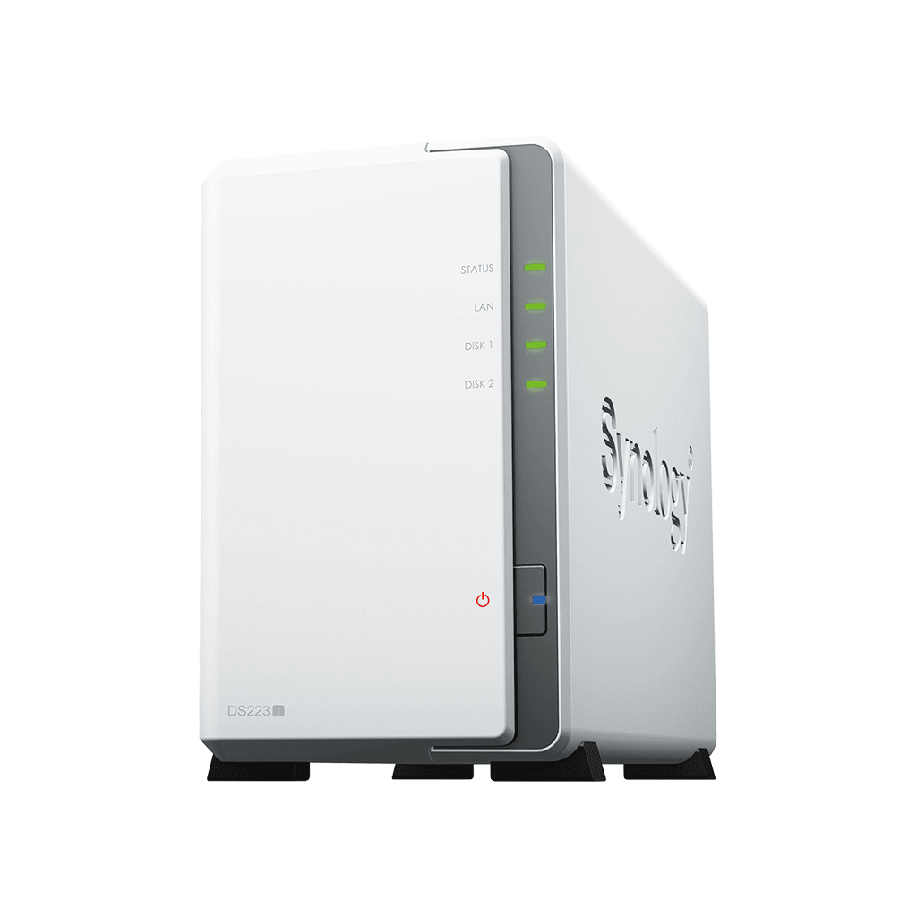 NAS DiskStation DS223j | 2 Bahías | CPU Realtek RTD1619B 1.7 GHz | 1 GB DDR4 | Puerto 1GbE RJ-45 | USB 3.2 Gen 1 | Compatible con HDD y SSD | Synology DSM | RAID 0, 1, JBOD | SMB, AFP, NFS, FTP | Vigilancia IP - Imagen 5