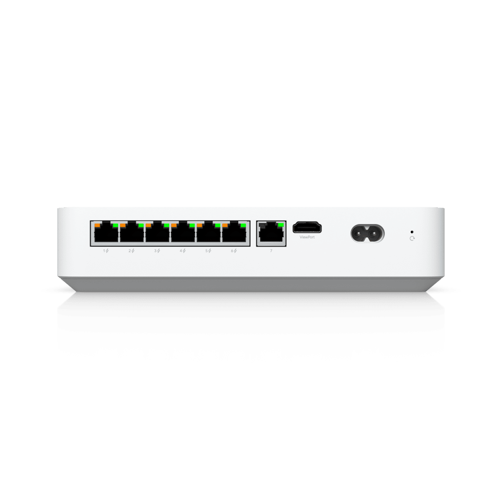UniFi Protect UNVR-Instant – Grabador de Video en Red con Soporte para HDD de 3.5”, Switch PoE Integrado de 6 Puertos GbE (40W) y Puerto HDMI Viewport - Imagen 4