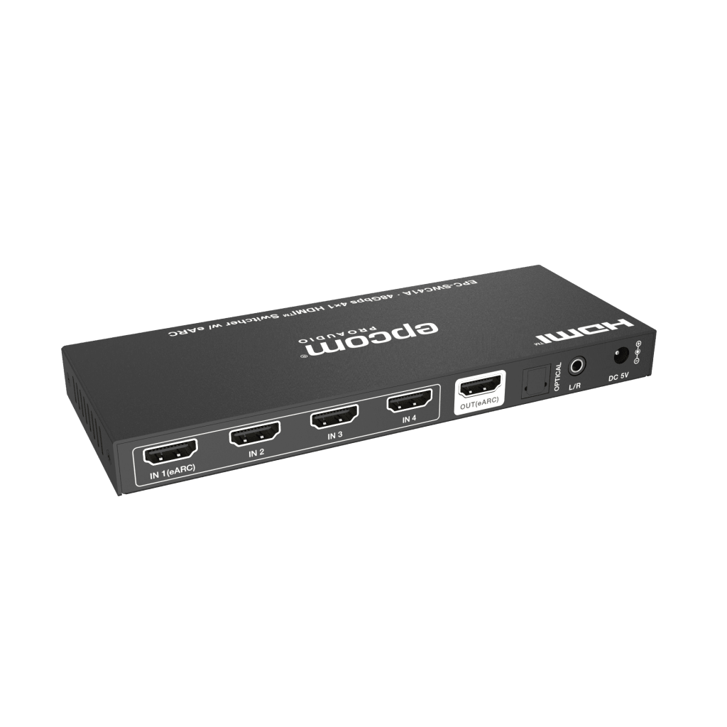 Switch HDMI 4x1 | 8K@60Hz 4:2:0 | 48 Gbps | ARC/eARC | Extracción de Audio | Gestión EDID | Control CEC - Imagen 3