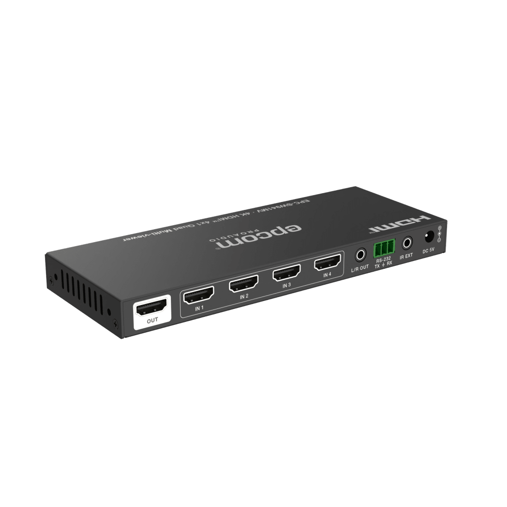 Multivisor HDMI 4x1 | 4K@30Hz | Vista Cuádruple | Cambio Automático/Manual | Control IR - Imagen 3