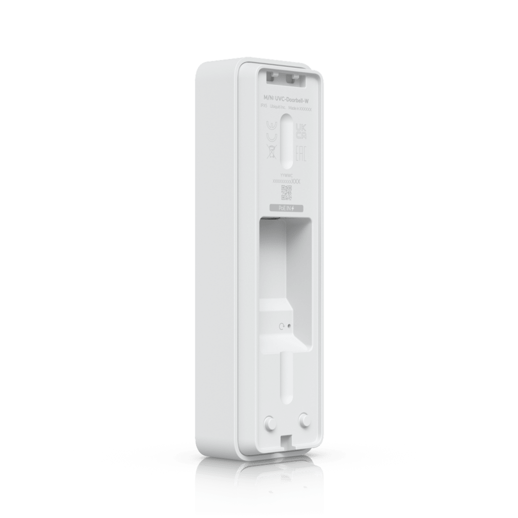 UVC Doorbell Lite – Videoportero Compacto 5 MP PoE con Visión Nocturna IR, Audio Bidireccional y Diseño Resistente al Clima, Color Blanco - Imagen 3