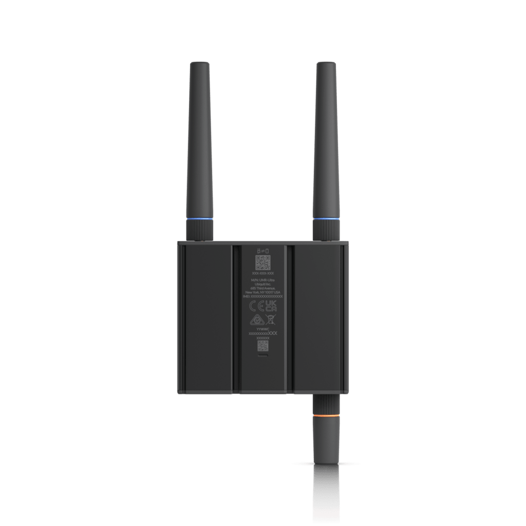 Router UniFi Ultra LTE con WiFi 4 / ranura para 1 tarjeta SIM / 2 Puertos RJ45 10/100Mbps / Alimentación por USB Type-C y ATX DC / Bandas LTE B2, B4, B5 / - Imagen 6