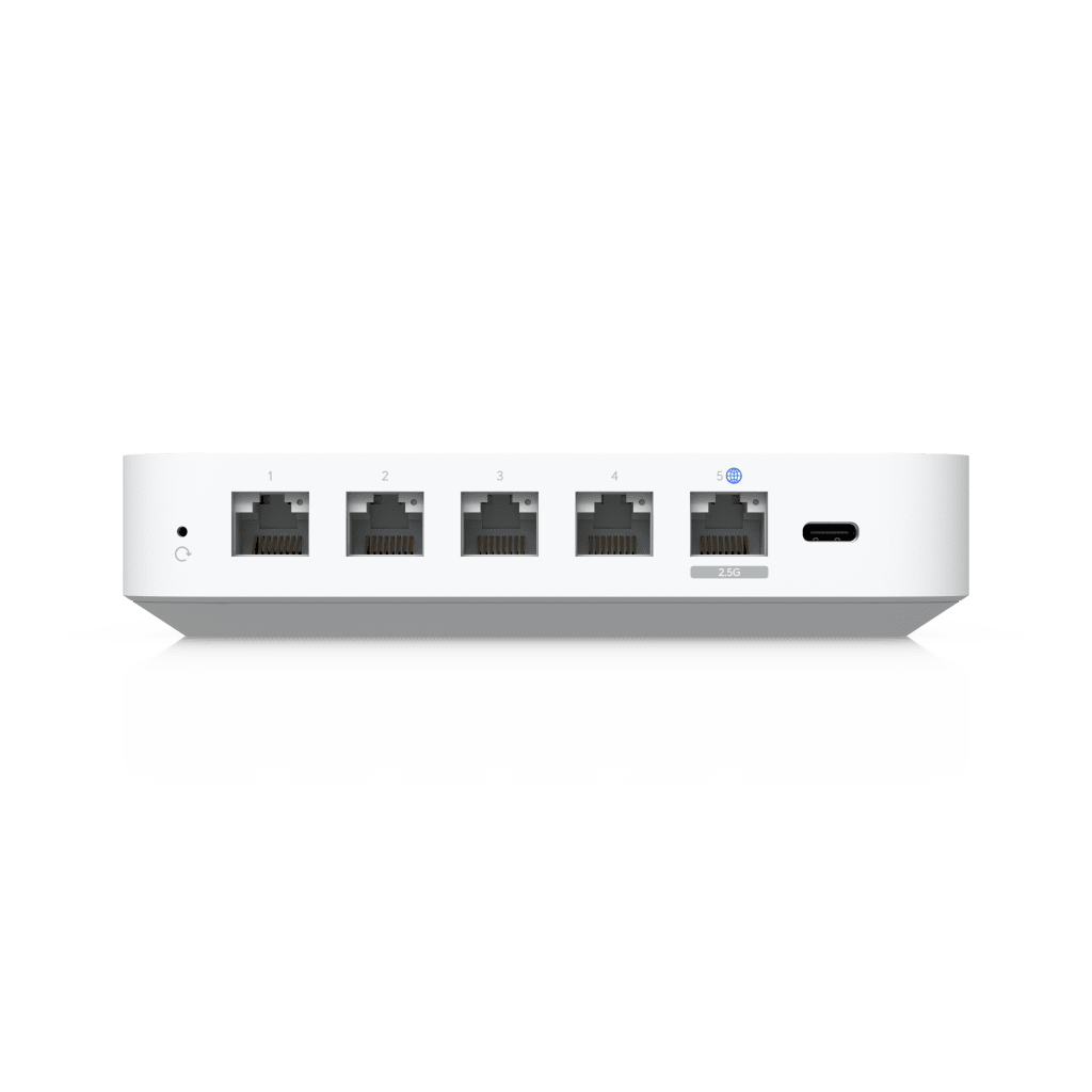 UCG Ultra Cloud Gateway Compacto con Soporte para hasta 30+ Dispositivos UniFi, 300+ Clientes, Enrutamiento IDS/IPS de 1 Gbps y Balanceo Multi-WAN - Imagen 4