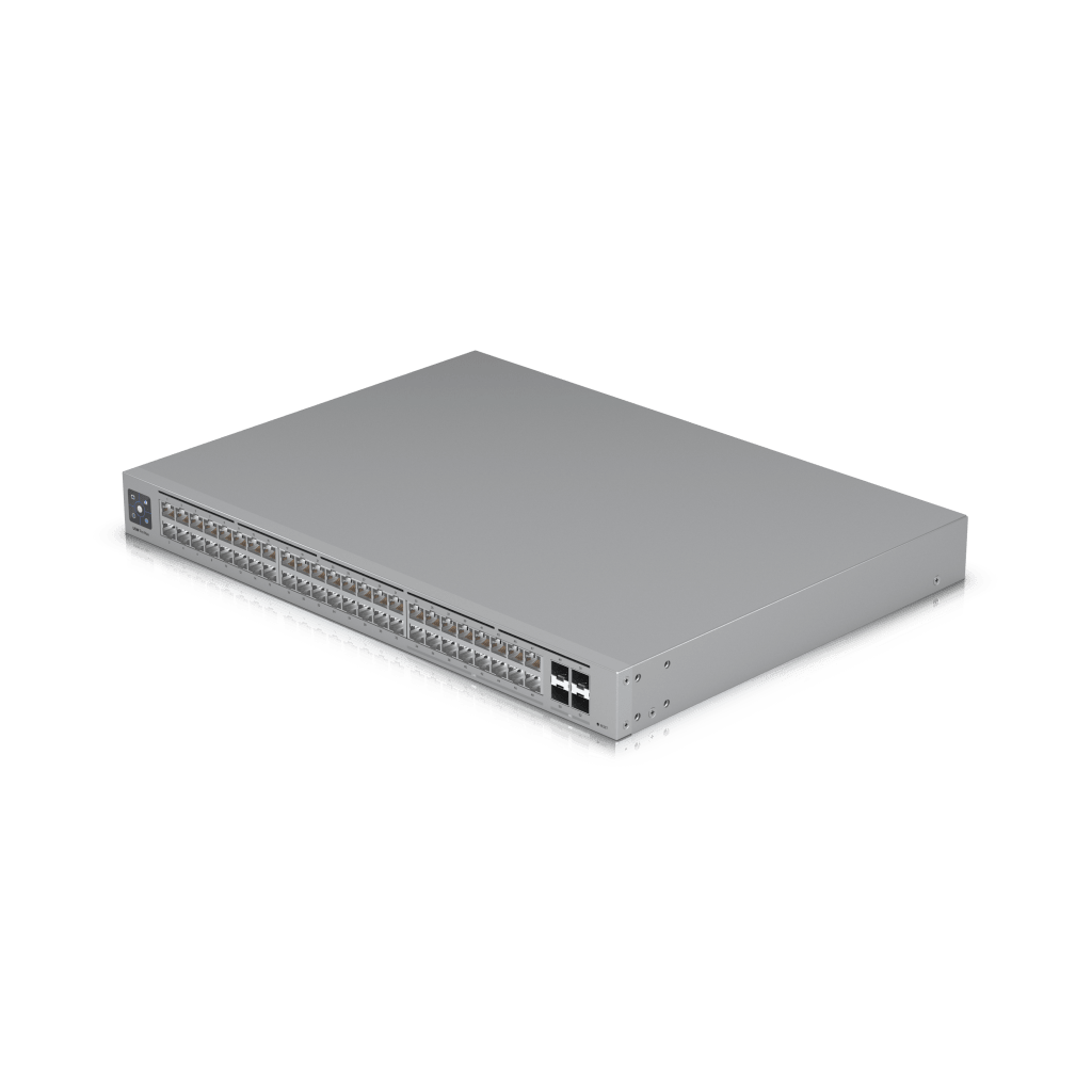 UniFi Switch Pro Max 48 – Switch Capa 3 con 48 Puertos (16 × 2.5 GbE y 32 × 1 GbE), 4 Puertos SFP+ 10G y Pantalla Informativa Integrada - Imagen 4