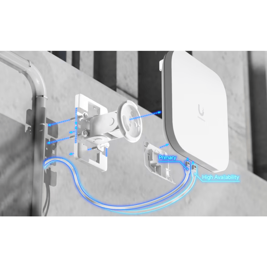 E7 Campus UniFi Enterprise WiFi 7 Doble Banda de Alto Rendimiento para Exterior o Interior con Cobertura Sectorial 100° de Hasta 460 m² y Más de 1,000 Usuarios - Imagen 7