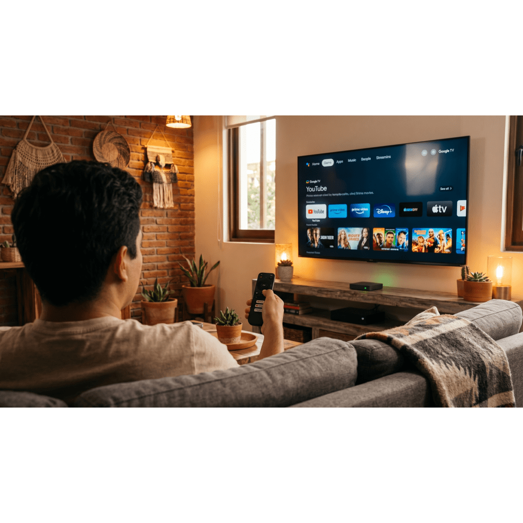 STB 4K Android con Google TV / Alto Rendimiento / Conexión Wi-Fi y por Cable / Control Remoto Bluetooth / Salida HDMI / APP Hik Connect Pre-instalada / Software de Gestion para ISPs/ Para modo desarrollador leer la nota en la descripcion - Imagen 8
