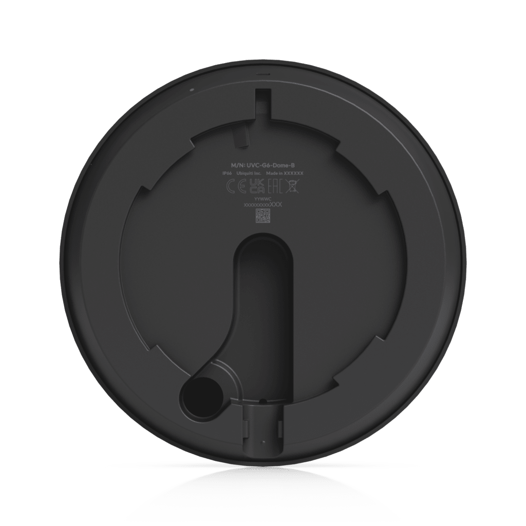 UniFi G6 Dome – Cámara 4K Antivandálica y Todo Clima con Sensor de 8 MP (1/1.8”), Motor de IA Multi-TOPS y Visión Nocturna Infrarroja de Largo Alcance, Color Negro - Imagen 6