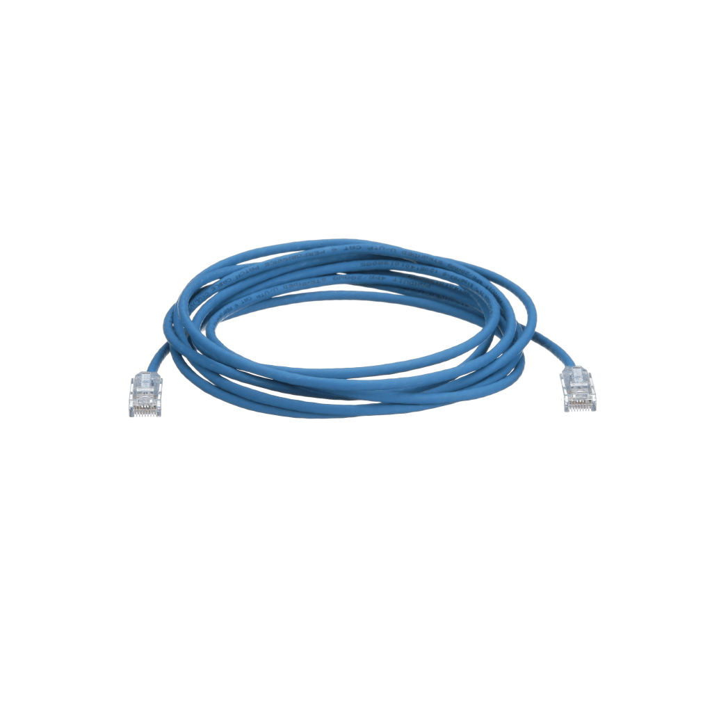 Cable de Parcheo TX6, UTP Cat6, Diámetro Reducido (28AWG), Color Azul, 30.48 Metros (100 Pies) - Imagen 2