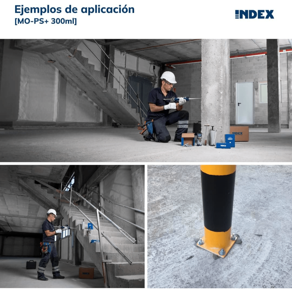 Resina de Polyester sin Estireno para Cargas Medias para Fijaciones en Hormigón no Fisurado y Mampostería / Curado Rápido / Contenido 300ml. - Imagen 2