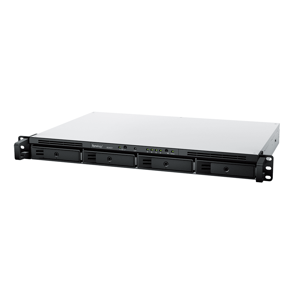 NAS RackStation RS822+ | 4 Bahías | 1U | AMD Ryzen V1500B | 32 GB DDR4 ECC | 4 Puertos 1GbE | Expansión PCIe | Compatible con SSD NVMe | Sistema Operativo Synology DSM. - Imagen 4