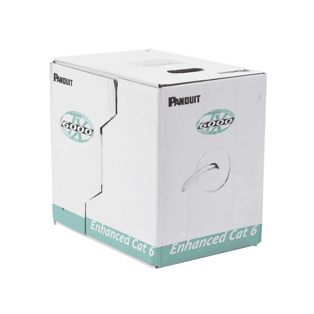 Bobina de Cable UTP 305 Metros (1000 Pies) de Cobre, TX6000? PanNet, Reelex, Gris Internacional, Categoría 6 Mejorado (23 AWG), PVC (CM), de 4 Pares - Imagen 4