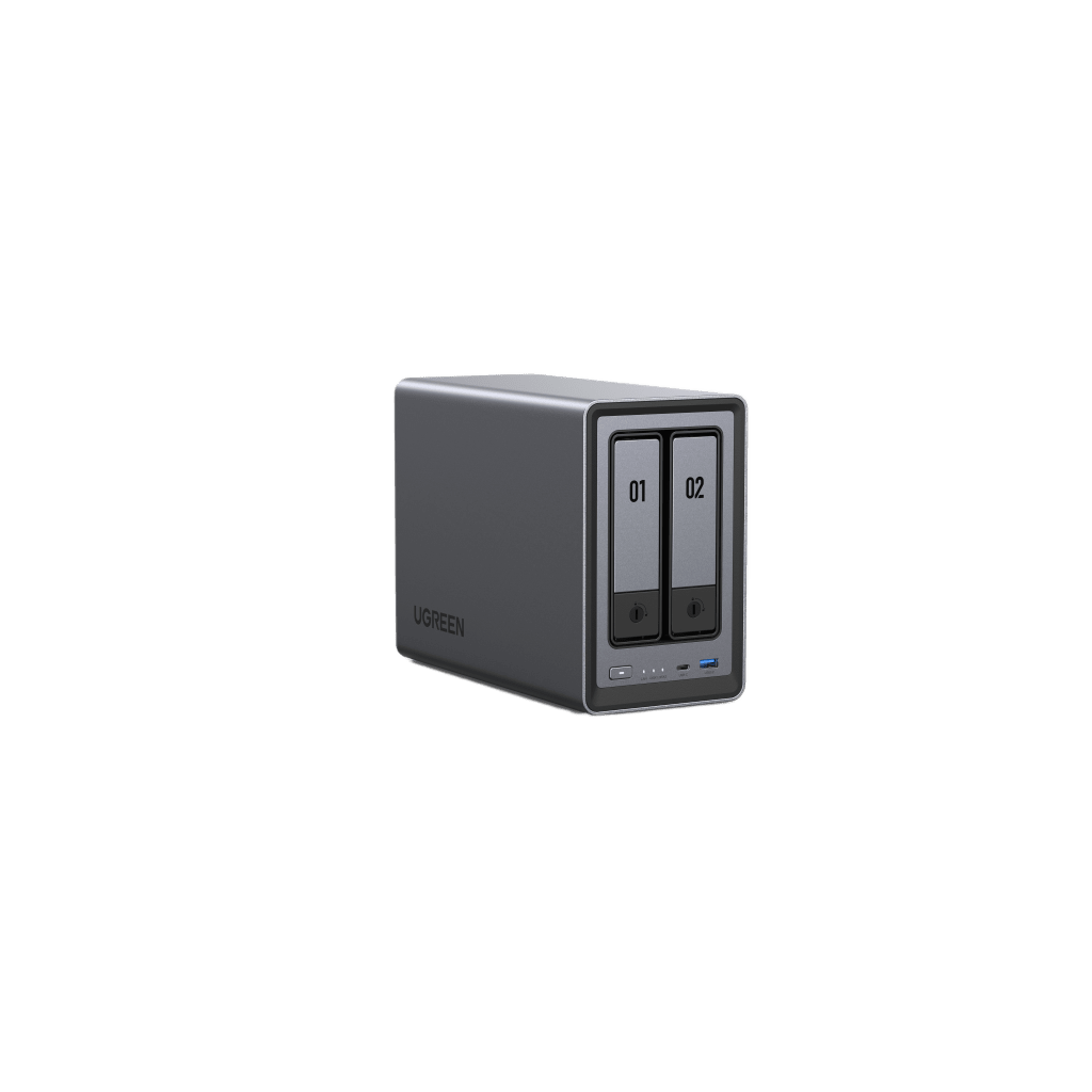 NASync DXP2800 | SO UGOS Pro | Intel N100 12th Gen Intel® 4 Core™ | 2 Bahías SATA hasta 48TB | 2-Bahias (M.2 NVMe) hasta 16TB | 8GB DDR5 (Exp. a 16GB) | Ethernet 2.5G | HDMI 4K | 2* USB2.0 | 1*USB 3.2Gen | 1* USB 3.2Gen2 | 1*USB-C 3.2Ge - Imagen 4
