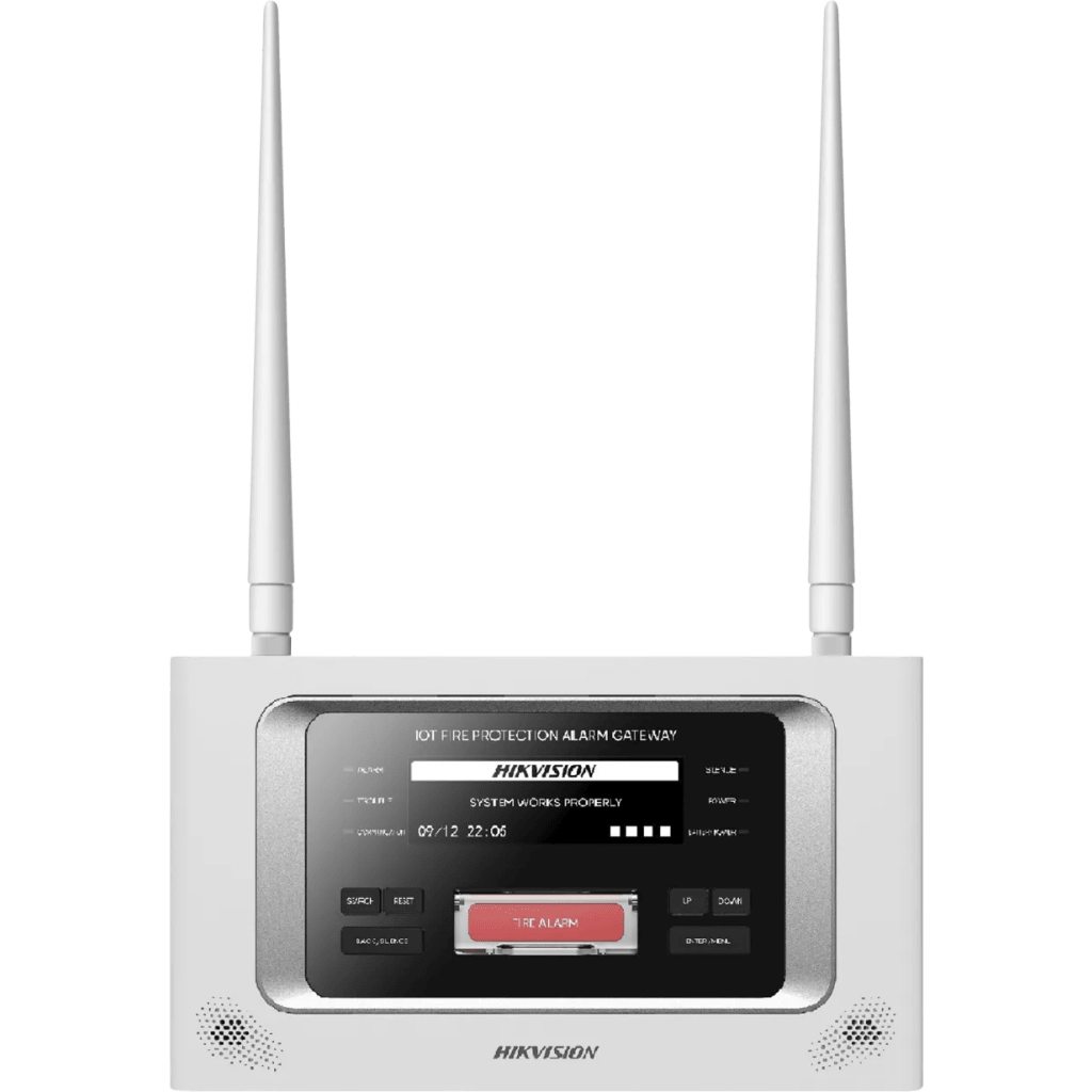 (HikFire) Panel Inalámbrico de Detección de Incendio (Gateway LoRa) / Pantalla LCD Táctil / Comunicación hasta 2 km / Gestión de 128 Dispositivos / Encriptación AES128 / Integración a HikCentral Professiona - Imagen 3