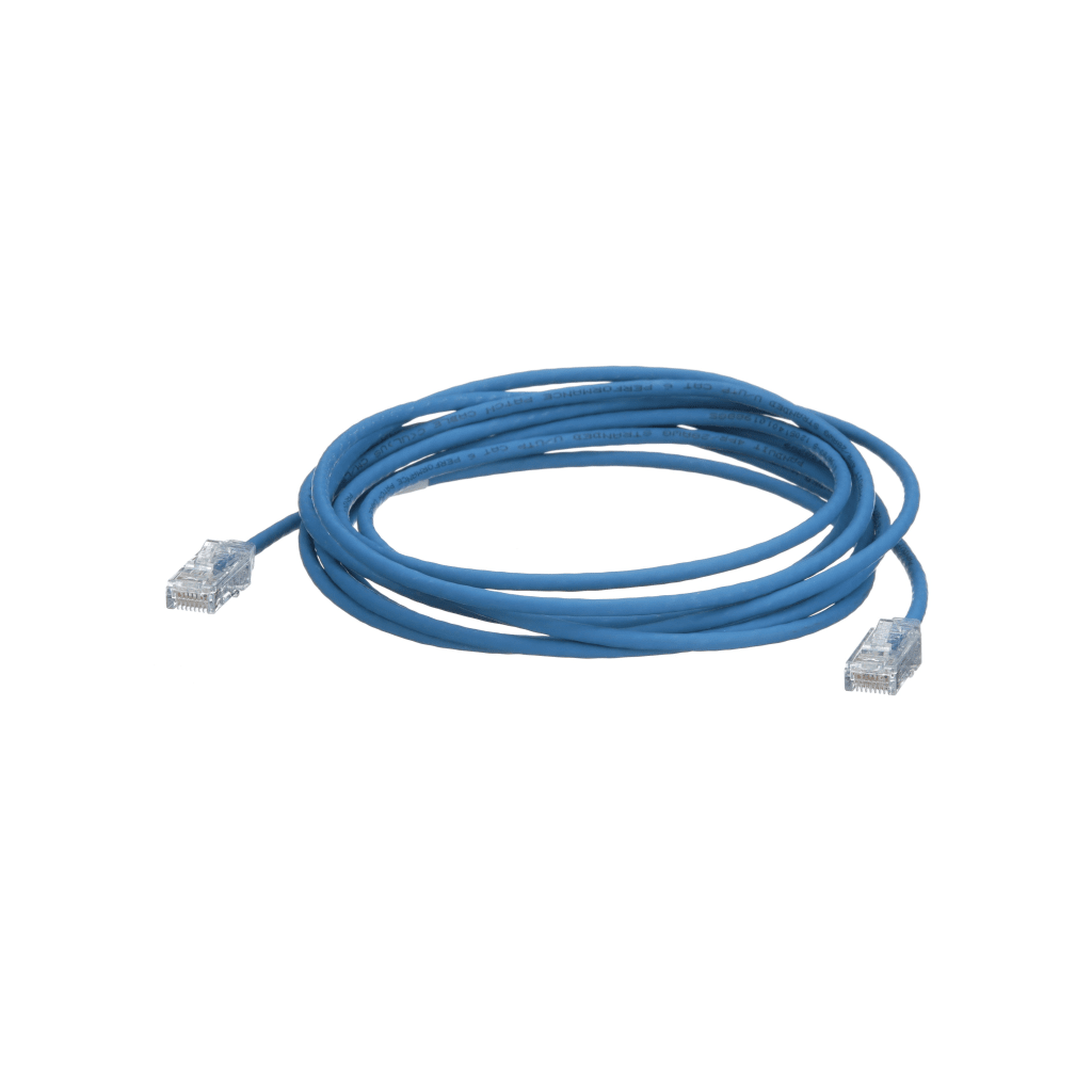 Cable de Parcheo TX6, UTP Cat6, Diámetro Reducido (28AWG), Color Azul, 30.48 Metros (100 Pies) - Imagen 4