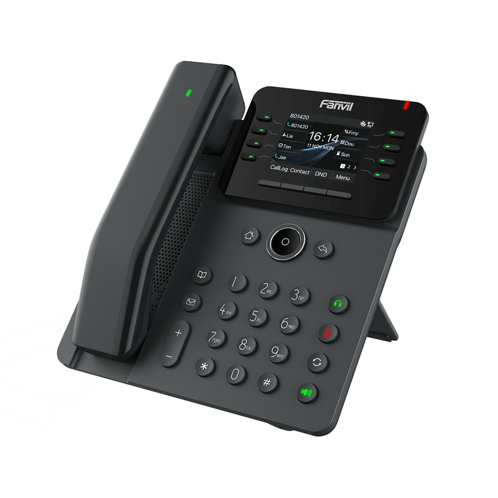Teléfono IP / Handset Inalámbrico Bluetooth / 12 Líneas SIP / Pantalla IPS Táctil 2.8" HD / Conferencia 6 Vías / Puertos Gigabit / PoE 802.3af / OpenVPN / Hot Desking - Imagen 4