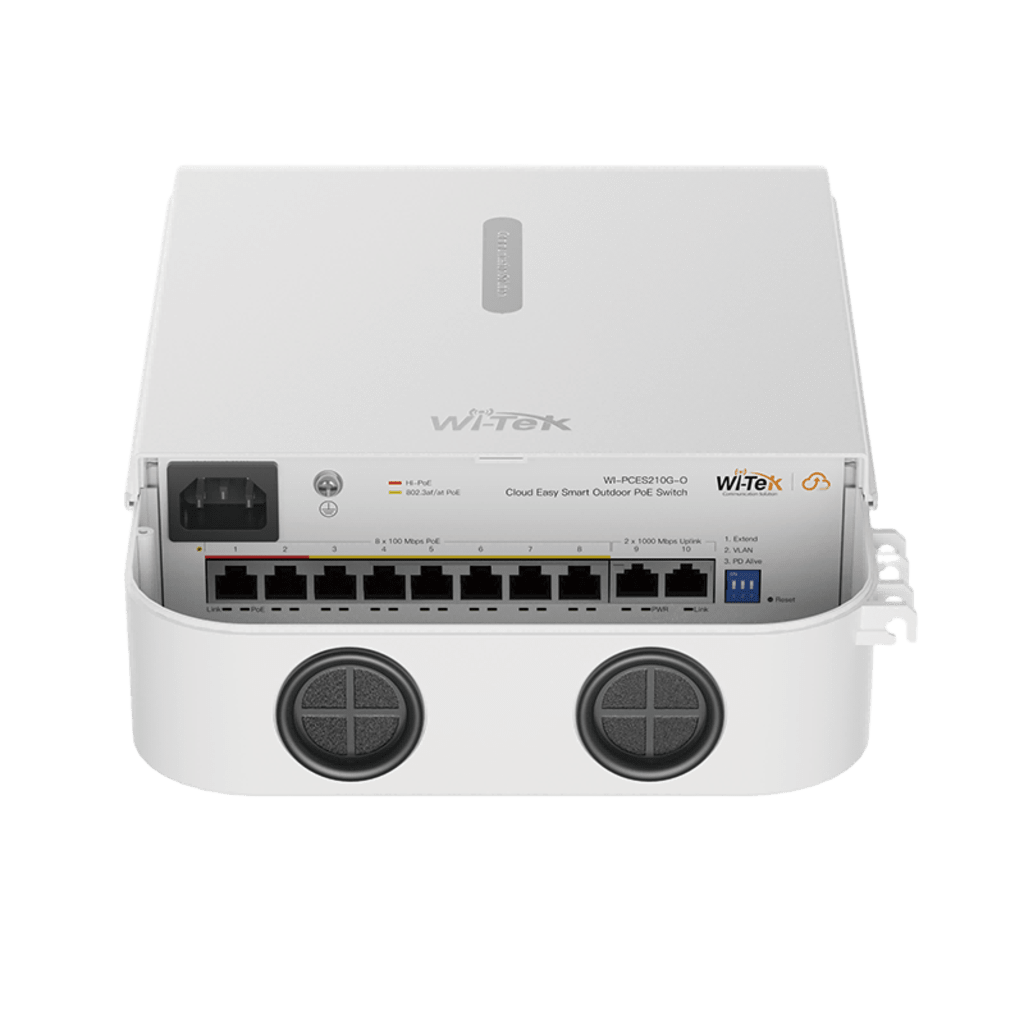Switch PoE / Administración en la nube / Con 8 puertos 10/100 Mbps PoE af/at / 2 Puertos Ethernet 10/100 MBPS / Presupuesto 100 W / PoE hasta 250 metros / Soporta protocolo ONVIF - Imagen 4