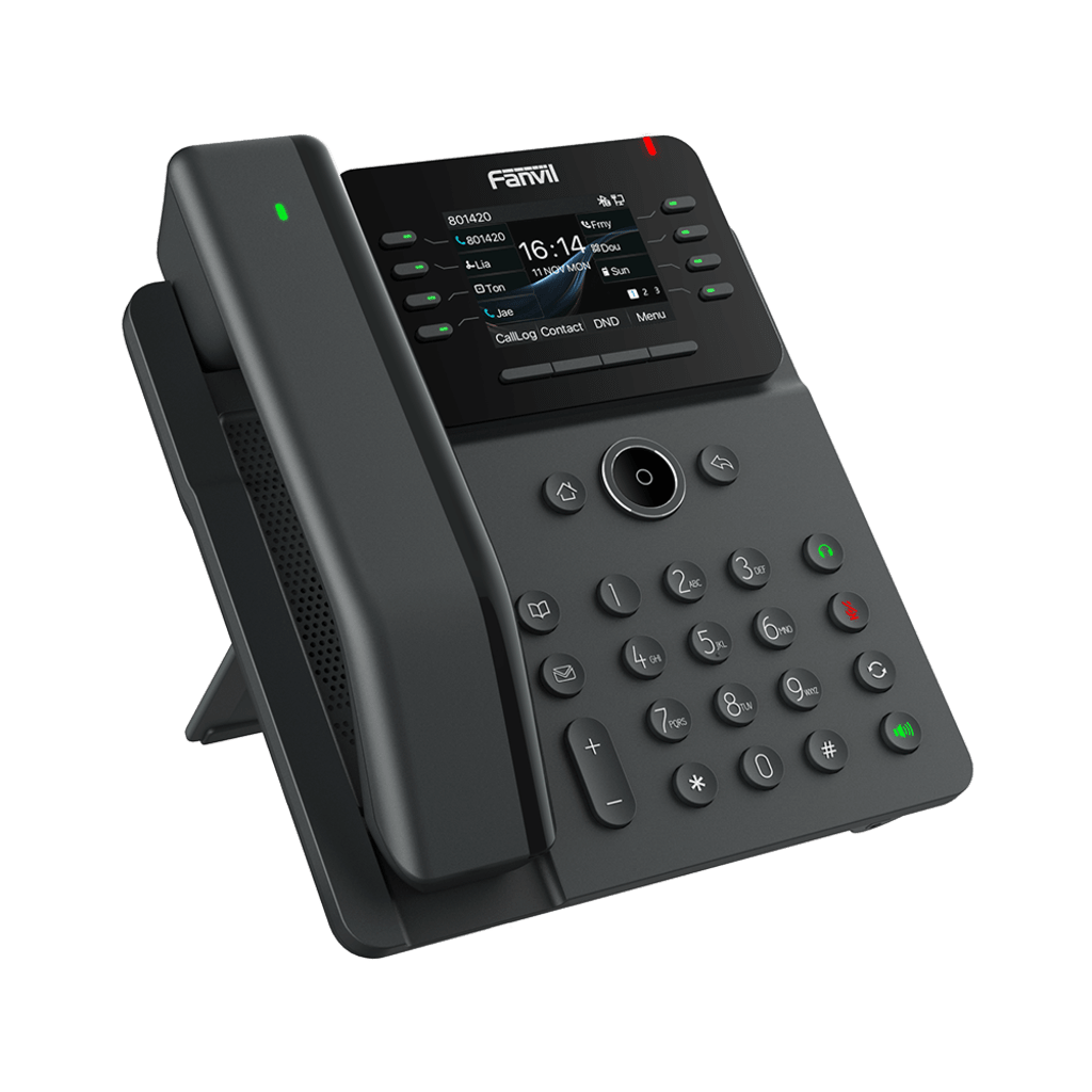 Teléfono IP / Handset Inalámbrico Bluetooth / 12 Líneas SIP / Pantalla IPS Táctil 2.8" HD / Conferencia 6 Vías / Puertos Gigabit / PoE 802.3af / OpenVPN / Hot Desking - Imagen 3