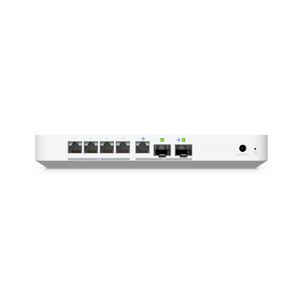 UCG Fiber Cloud Gateway de 10G de Escritorio con Switch Integrado de 4 Puertos 2.5 GbE y 1 Puerto 10G SFP+, Compatibilidad Total con Full Stack UniFi - Imagen 3