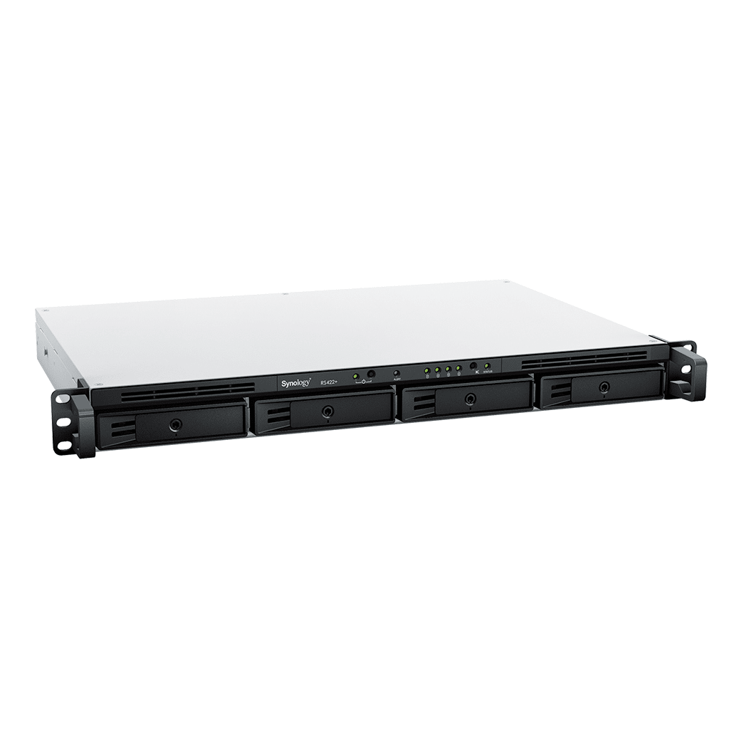 NAS RackStation RS822+ | 4 Bahías | 1U | AMD Ryzen V1500B | 32 GB DDR4 ECC | 4 Puertos 1GbE | Expansión PCIe | Compatible con SSD NVMe | Sistema Operativo Synology DSM. - Imagen 3