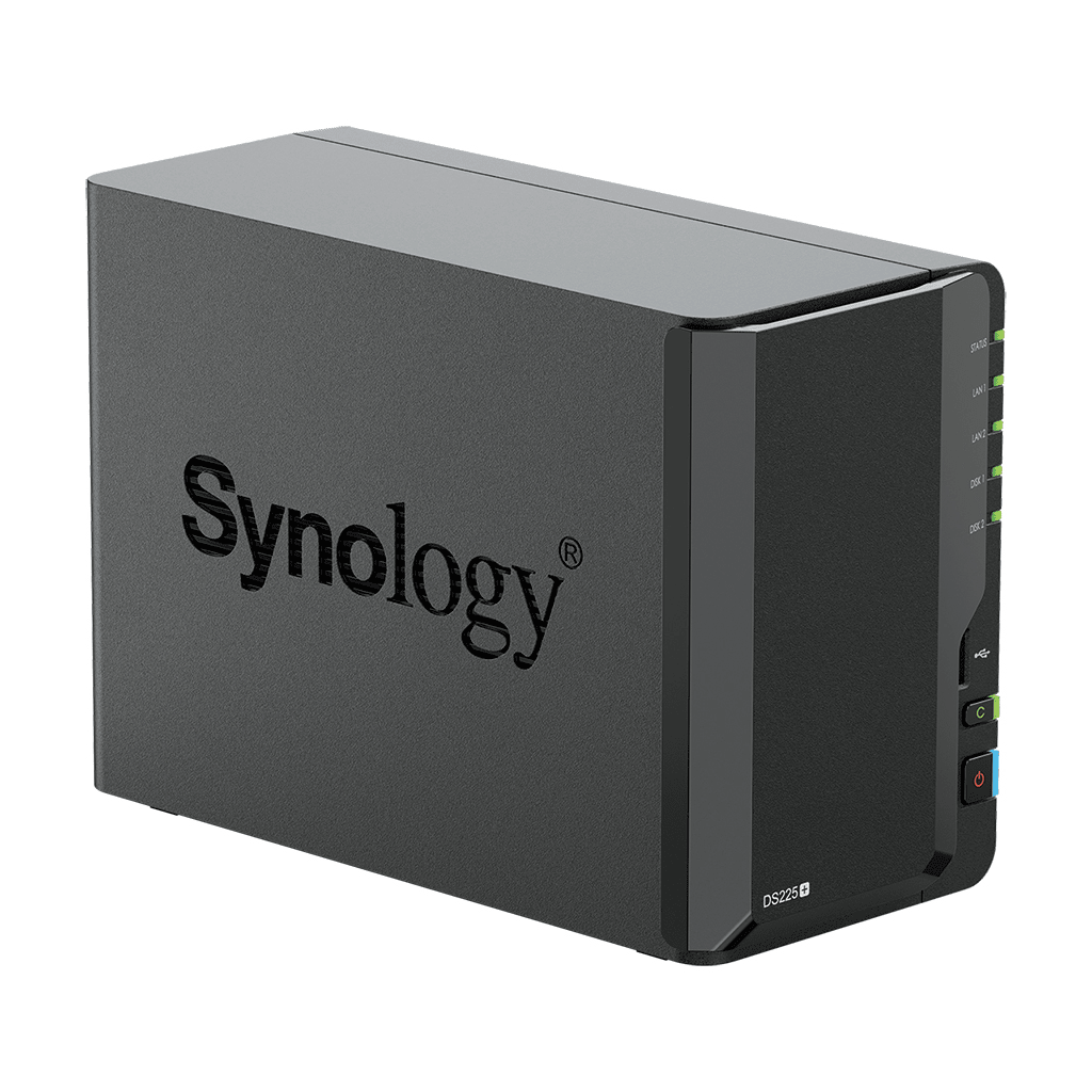 NAS DiskStation DS225+ | 2 Bahías | Intel Celeron J4125 | 2 GB DDR4 | Hasta 40 TB | Puertos 1GbE y 2.5GbE | USB 3.2 Gen 1 | Compatible con RAID | Synology DSM. - Imagen 3