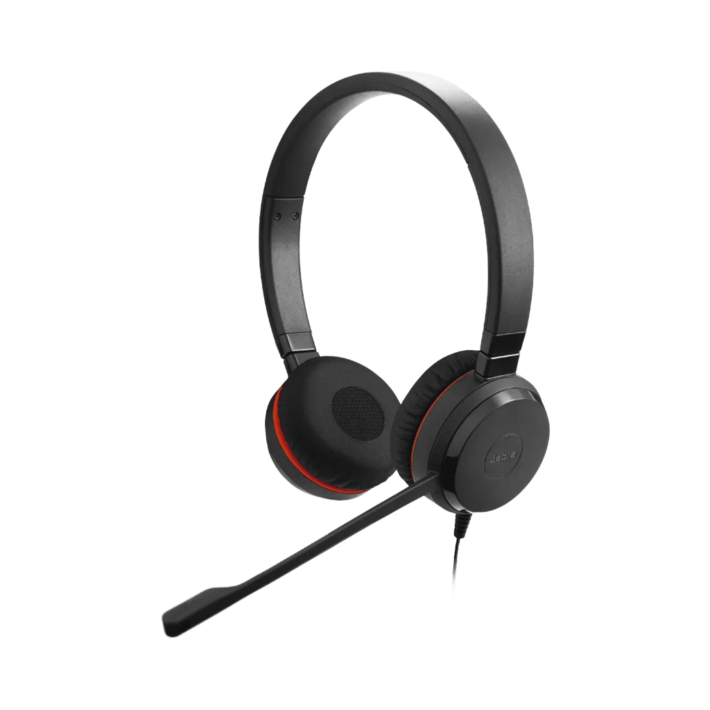 Jabra Evolve 30 II Duo MS con conexión USB C/A y 3.5mm, micrófono con cancelación de ruido y controlador en el cable con botones e indicadores LED (5399-823-369)) - Imagen 3