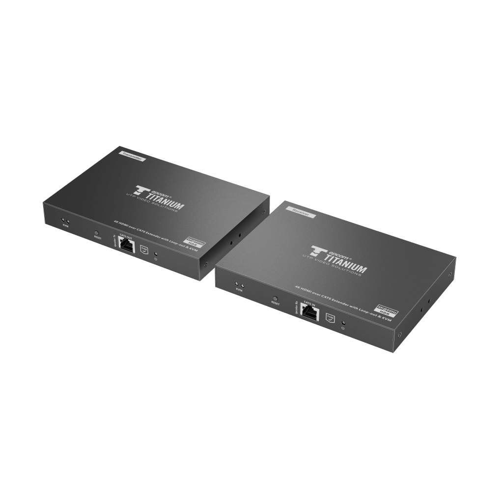 Kit extensor KVM (HDMI y USB) hasta 70 metros | Resolución 4K @ 60 Hz | Cat 6, 6a y 7 | IPCOLOR | CERO LATENCIA | HDR10 | Salida Loop | Puerto S/PDIF | Uso 24/7 | Transmite el Video y Controla tu DVR vía USB a distancia. - Imagen 3