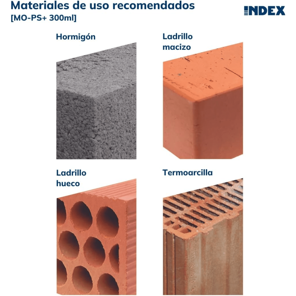 Resina de Polyester sin Estireno para Cargas Medias para Fijaciones en Hormigón no Fisurado y Mampostería / Curado Rápido / Contenido 300ml. - Imagen 3